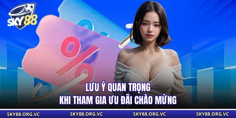 Lưu ý quan trọng khi tham gia ưu đãi chào mừng